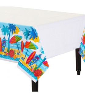 Summer 'Surf and Fun' Plastic Table Cover (1ct)