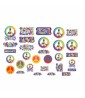 Tie-Dye 'Feeling Groovy' Cutout Decorations (30pc)