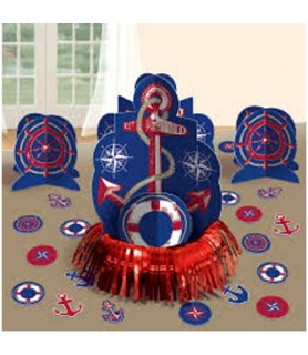 Summer 'Nautical Anchors Aweigh' Table Decorating Kit (23pc)