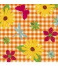 Floral 'Garden Check' Small Napkins (16ct)