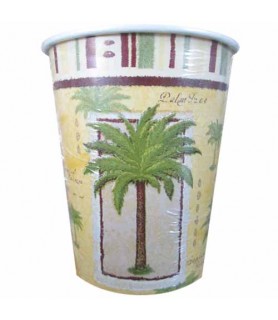 Palm Tree 9oz Paper Cups (8ct)
