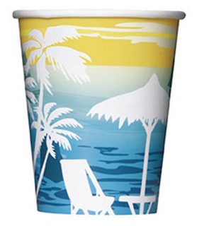 Endless Summer 9oz Paper Cups (8ct)