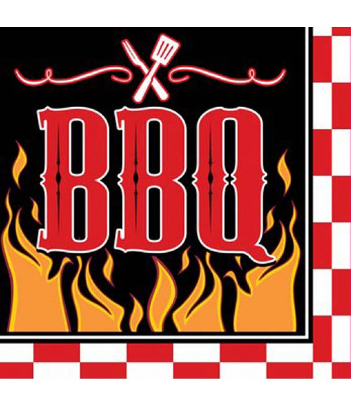 Barbecue Cookout Large Paper Plates (8ct) 