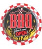 Barbecue 'Weekend BBQ' Large Paper Plates (8ct)