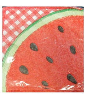 Watermelon Picnic Slice Small Napkins (16ct)