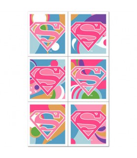 Supergirl Power Stickers (4 sheets)