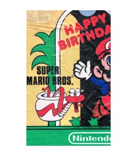 Super Mario Bros. Vintage 1989 Plastic Table Cover (1ct)