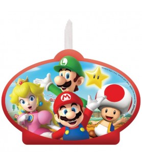 Super Mario Brothers Birthday Cake Candle (1ct)