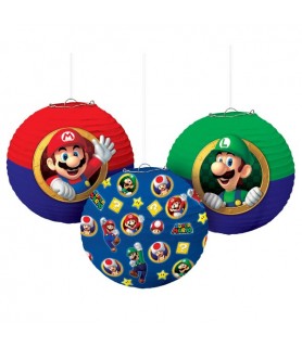 Super Mario Brothers Hanging Paper Lanterns (3pc)