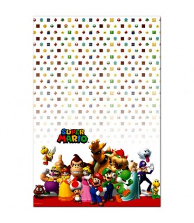 Super Mario Plastic Table Cover (1ct)