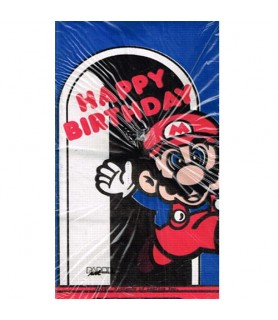 Super Mario Bros. Vintage 1989 Paper Table Cover (1ct)