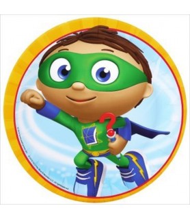 Super Why Small Paper Plates (8ct)