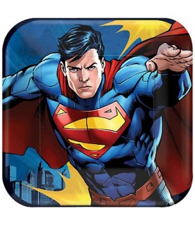 Superman Small Paper Plates (8ct)