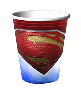 Superman Man of Steel 9oz Paper Cups (8ct)
