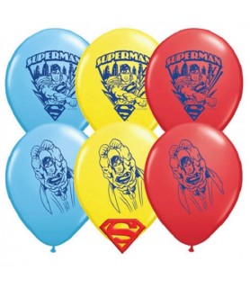 Superman Latex Balloons (6ct)