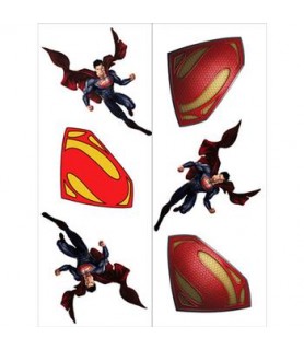 Superman Temporary Tattoos (2 sheets)