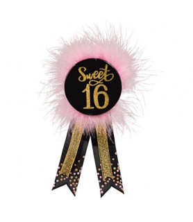 Sweet 16 'Blush' Deluxe Guest of Honor Ribbon (1ct)