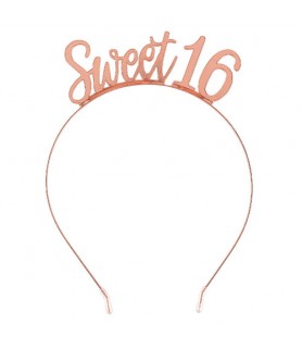 Sweet 16 'Blush' Deluxe Metal Headband (1ct)