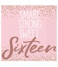 Sweet 16 'Blush' Small Napkins (16ct)