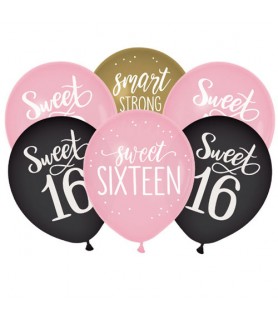 Sweet 16 'Blush' Latex Balloons (15ct)