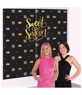 Sweet 16 'Blush' Selfie Wall Poster Decorating Kit (2pc)