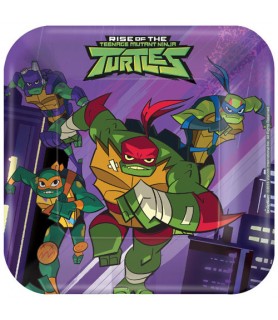 Rise of the Teenage Mutant Ninja Turtles Small Paper Plates (8ct)