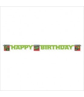 Teenage Mutant Ninja Turtles Vintage Green Happy Birthday Banner (1ct)