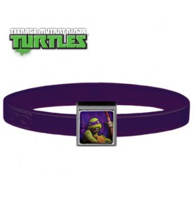 1-Charm Donatello ROXO Bracelet (Size Medium, Purple Band)
