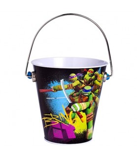 Teenage Mutant Ninja Turtles Small Metal Favor Bucket (1ct)