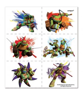 Teenage Mutant Ninja Turtles Temporary Tattoos (4 sheets)