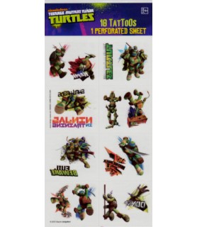 Teenage Mutant Ninja Turtles Cartoon Tattoos (1 Sheet)