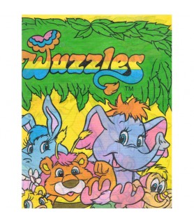 The Wuzzles Vintage 1985 Paper Table Cover (1ct)