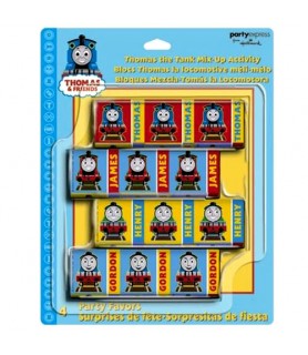 Thomas the Tank Engine 'Chugging Your Way' Mix-Up Activity Blocks / Favors (4ct)