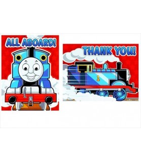 Thomas the Tank Engine 'Party' Invitations and Thank You Notes w/ Envelopes (8ct ea.)