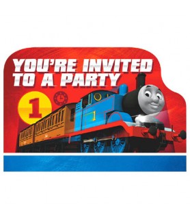 Thomas the Tank Engine 'All Aboard Friends' Invitation Set w/ Envelopes (8ct)