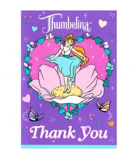 Thumbelina Vintage 1994 Thank You Notes w/ Envelopes (8ct)