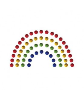 Summer Rainbow Jewel Body Sticker (1ct)