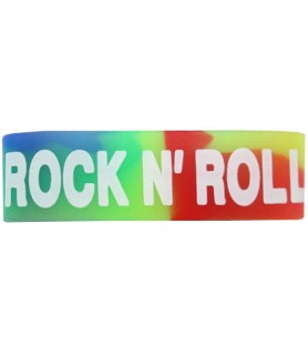 Summer Rock n' Roll Rubber Swirl Bracelet / Favor (1ct)