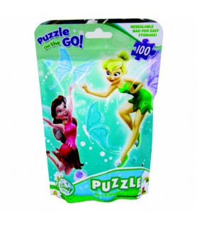 Tinker Bell and the Disney Fairies On The Go Puzzle (100pc)