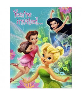Tinker Bell and the Disney Fairies Invitations w/ Env. (8ct)
