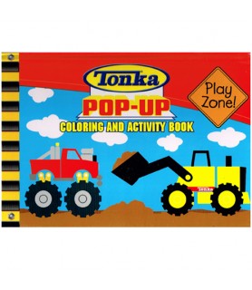 Tonka Pop-Up Coloring and Activity Book (1ct)