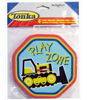 Tonka Construction T-Shirt Emblems (4ct)