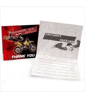 Tony Hawk HuckJam Thank You Notes w/ Envelopes (8ct)