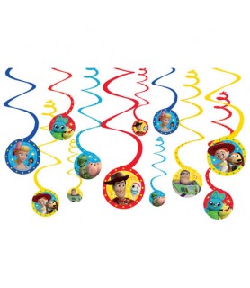 Toy Story 4 Hanging Swirl Decorations (12pc)