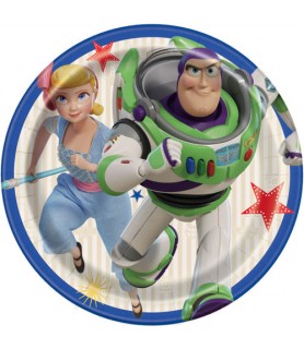 Toy Story 4 Striped Small Paper Plates (8ct)