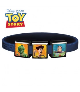 3-Charm Toy Story ROXO Bracelet (Size Small, Blue Band)