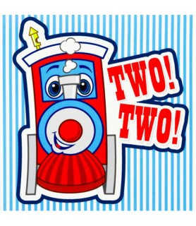 Trains 'Two Two' Lunch Napkins (16ct)