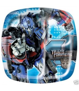 Transformers 'Revenge of the Fallen' Large Paper Pocket Plates (8ct)