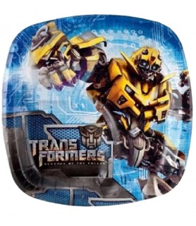 Transformers 'Revenge of the Fallen' Small Paper Pocket Plates (8ct)