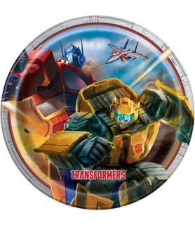 Transformers 'Cartoon' Large Paper Plates (8ct)